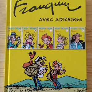 Franquin avec Adresse, tirage limité avec timbres